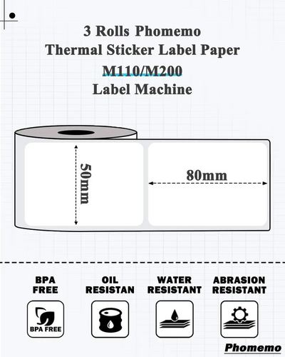 Phomemo 50mm Width Thermal Paper Image