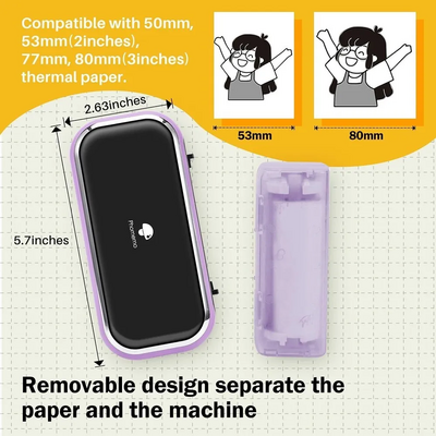 Phomemo M03 purple printer Image