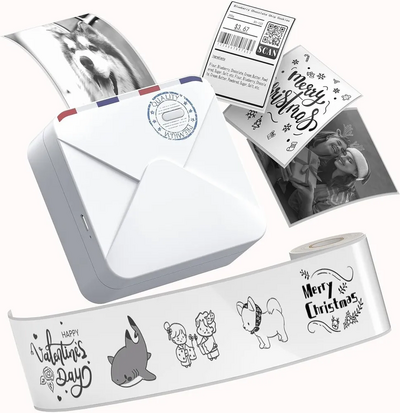 Phomemo M02s white photo printer Image