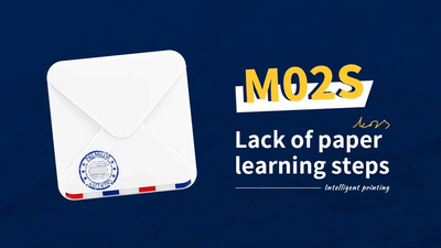 Phomemo M02s white photo printer Image