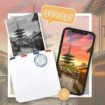 Phomemo M02s white photo printer Image