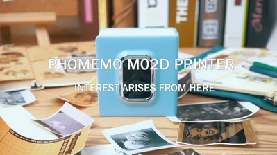 Phomemo M02d photo printer Image