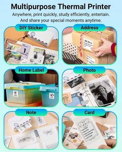 Phomemo M03as 304dpi 3inch bt wireless printer Image