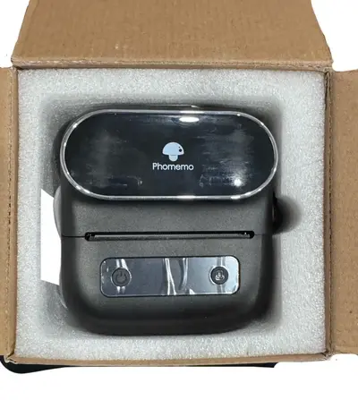 Phomemo Black Printer+1 Roll Sticker Image