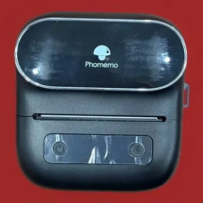 Phomemo Black Printer+1 Roll Sticker Image