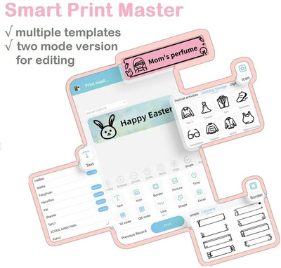 Phomemo D30 printer + d30 labels Image