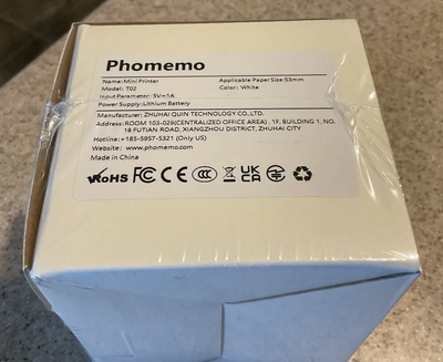 Phomemo T02 pink printer Image