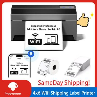 Phomemo 4X6 Shipping Label Printer Image