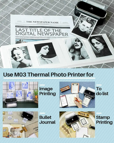 Phomemo Bluetooth Pocket Printer Thermal Paper Image