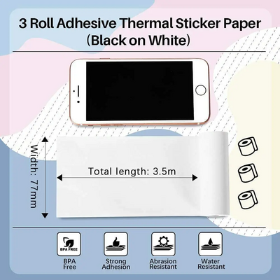 Phomemo Bluetooth Pocket Printer Thermal Paper Image