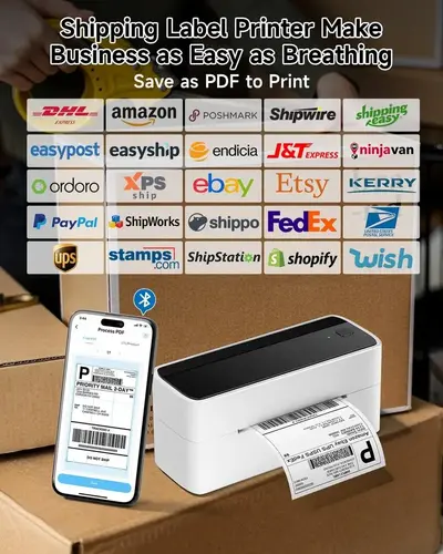 Phomemo Bluetooth Thermal Label Printer - 241bt Image