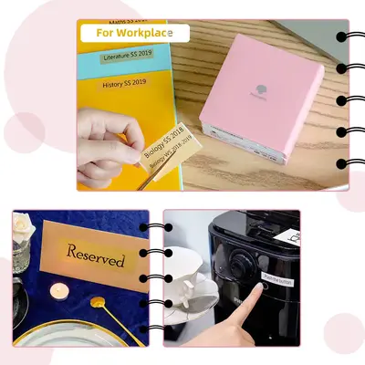 Phomemo M02 pink photo printer Image