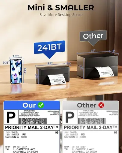 Phomemo Pm-241-bt shipping label printer Image