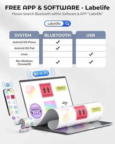 Phomemo Pm-241-bt shipping label printer Image