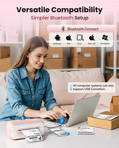Phomemo 246Sbt shipping label printer Image