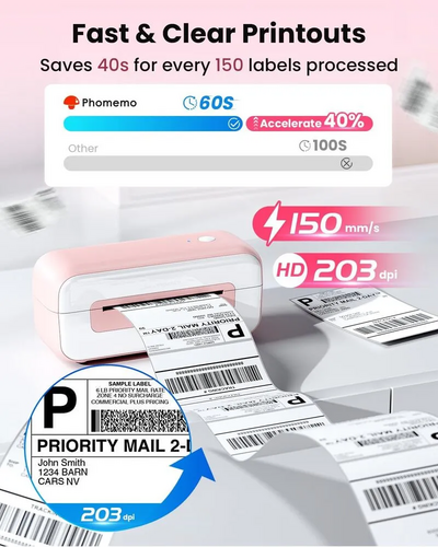 Phomemo 246Sbt shipping label printer Image