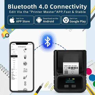 Phomemo M120 Label Printer Image