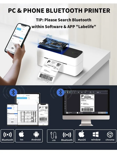 Phomemo Pm-241-bt shipping label printer Image