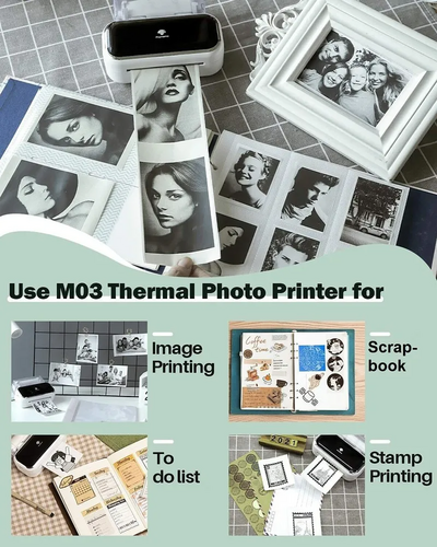 Phomemo M03 white printer Image