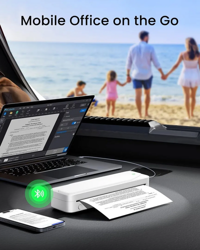 Portable Thermal Label Printer Inkless printer PR20-WH Image