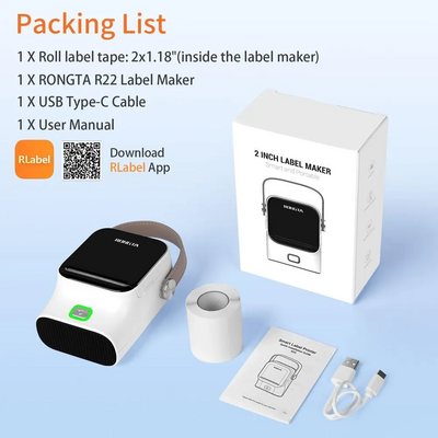 Rongta Label Maker Machine with Tape-R22 Image