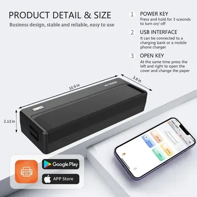 Rongta F81 Portable thermal printer Image