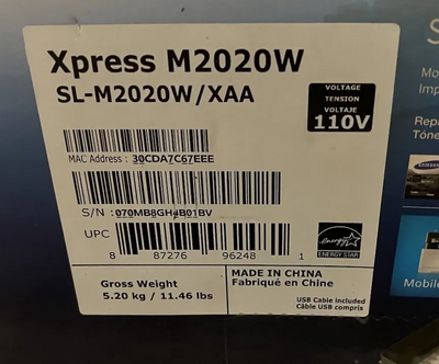 Samsung M2020W Image