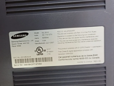 Samsung ML-2010 Image