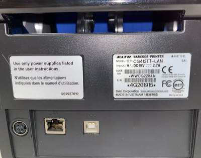 SATO CG412TT-LAN Image