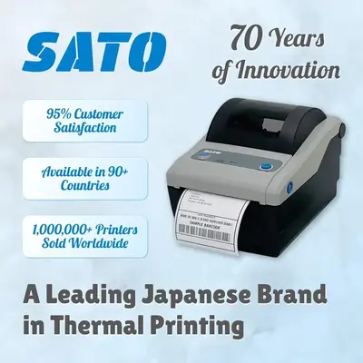 SATO-PRINTER/INSTALLED SUPPLIES WWCG12261 Image