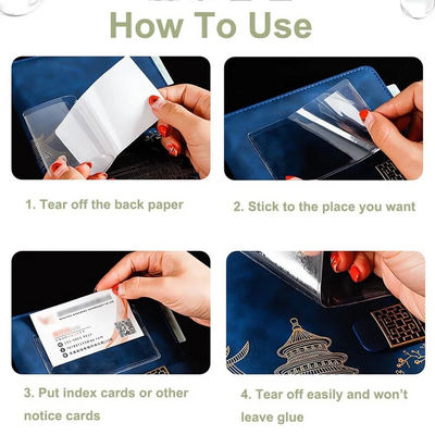 Self Adhesive Label Pockets All information is detailed in the description Image