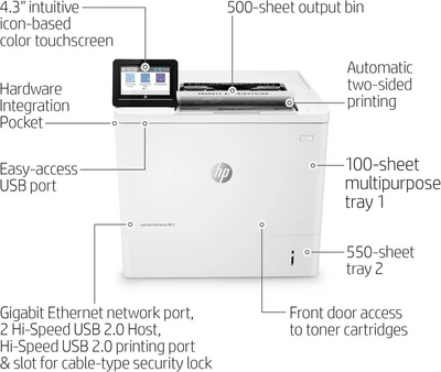 Unbranded HP LaserJet Enterprise M611dn Image