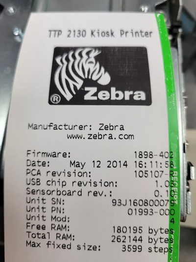 Universal Zebra TTP2130 Printer 203dpi Image