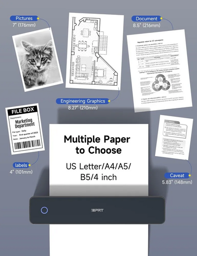 Unknown Brand Mt610 Pro Portable Printer Image