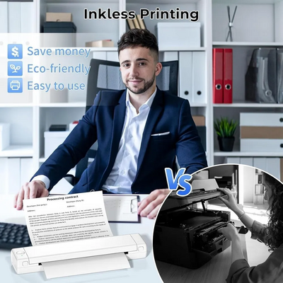 Unknown Brand M08F-Letter Portable Printer With Case Image