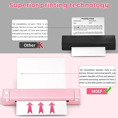 Unknown Brand M08F Wireless Printer With Case-Pk Image