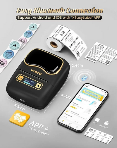 VRETTI K2 label maker machine with tape Image