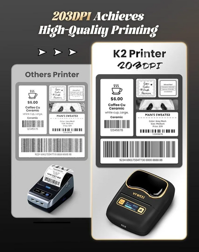 VRETTI K2 label maker machine with tape Image