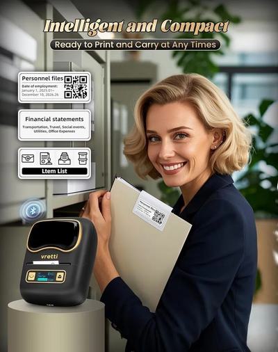 VRETTI K2 label maker machine with tape Image