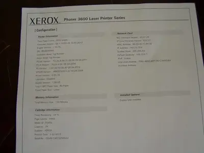 Xerox 3600/DN Image