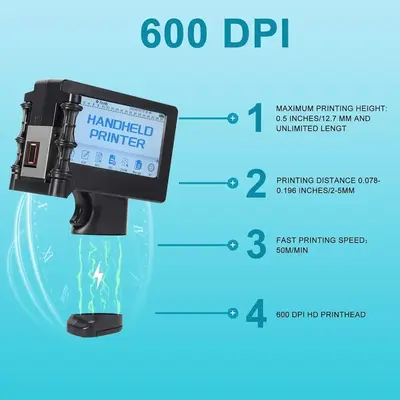 YOULABLE PT-3000 Handheld Inkjet Printer Image
