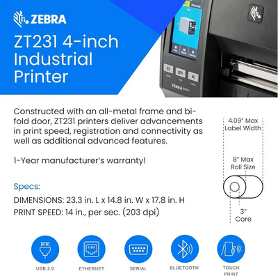Zebra Technologies ZT231 Image