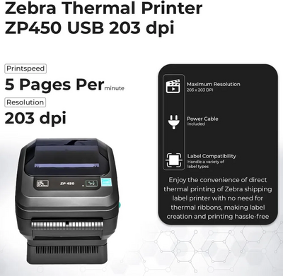 Zebra ZP450-PRINTER Image