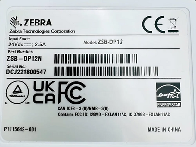 Zebra ZSB-DP12 Image
