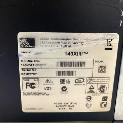 Zebra 140XiIII Plus Image