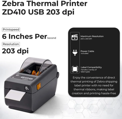 Zebra ZD410-PRINTER Image
