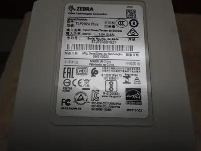 Zebra TLP2824 Plus Image