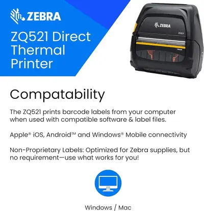 Zebra ZQ521 Bluetooth Image