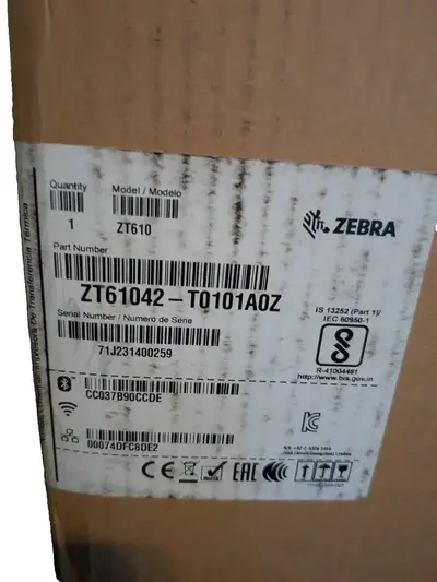 Zebra ZT610 Image