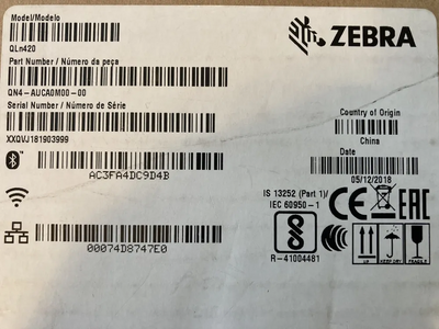 Zebra QLn420 Image